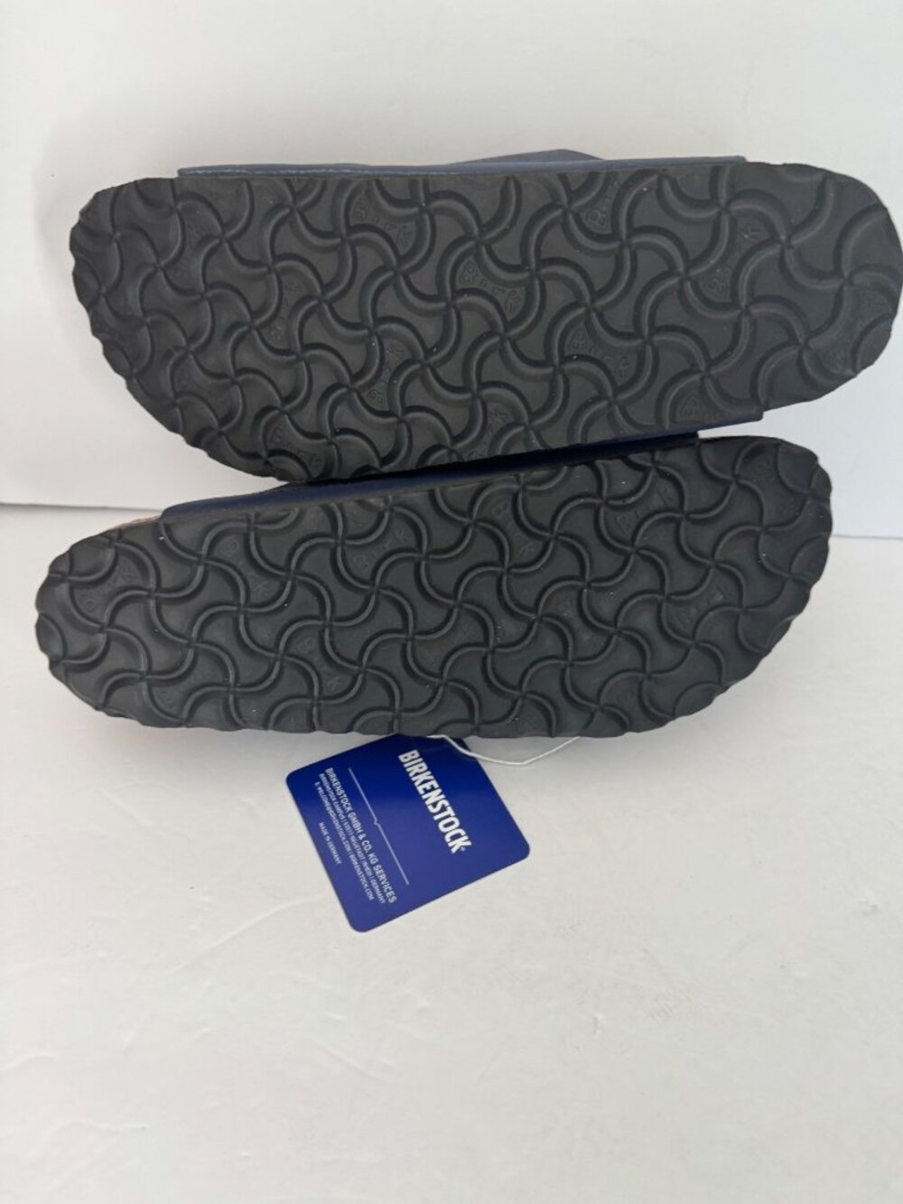 Birkenstock Arizona Dark Blue Sandal Birko Flor Size EU 36 US 5 Narrow NIB - Picture 7 of 7